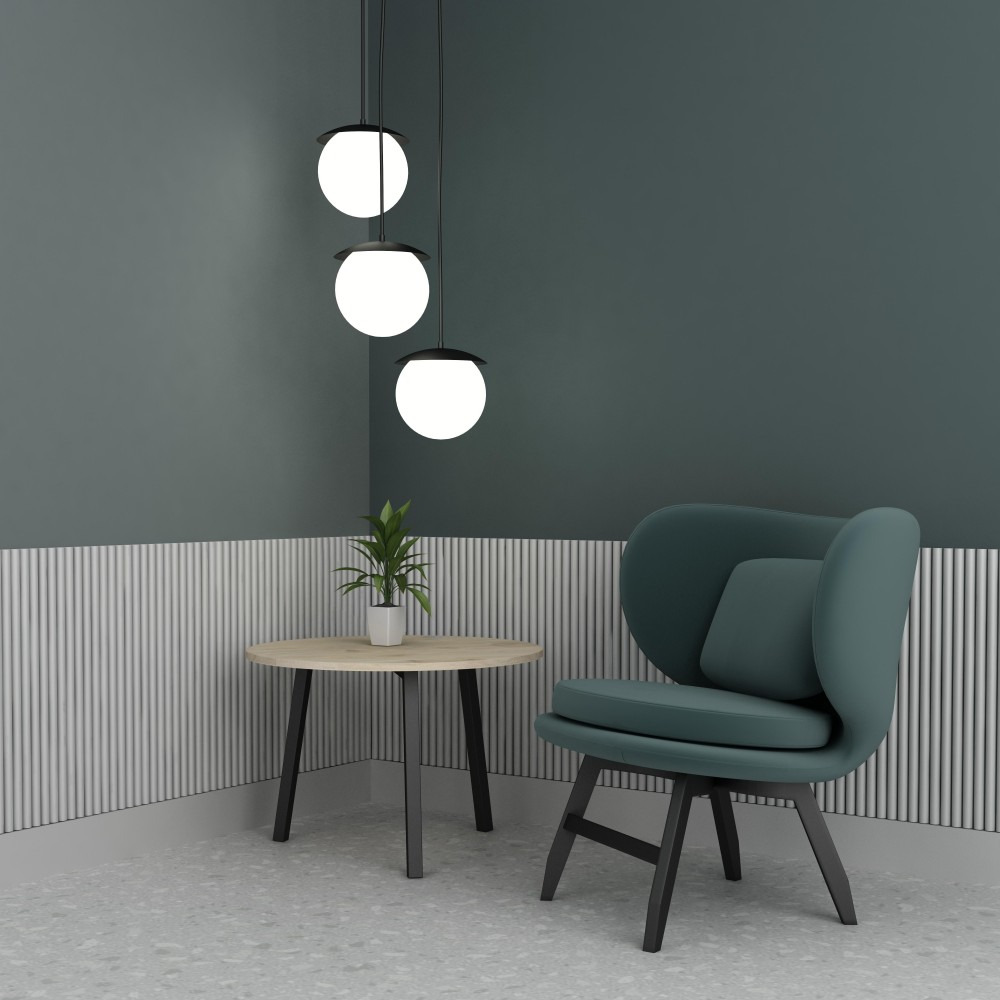 Suspension Kuul cluster base en métal circulaire avec diffuseur en verre au design contemporain par Ummo Lighting Suspension Kuul cluster base en métal circulaire avec diffuseur en verre au design contemporain par Ummo Lighting