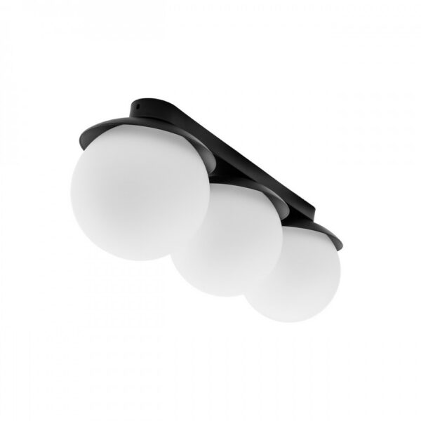 Plafonnier Kuul base en métal linéaire au design contemporain par Ummo Lighting