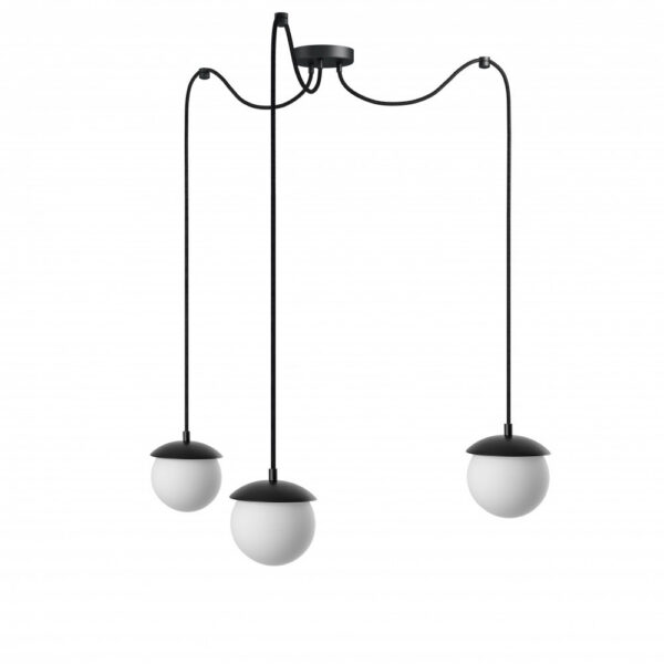 Suspension Kuul base en métal avec câble réglable au design contemporain par Ummo Lighting
