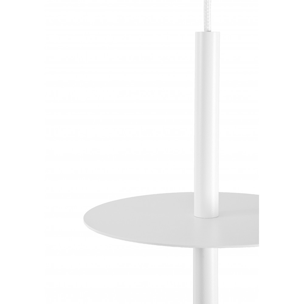 Suspension Plaat cadre en métal avec long câble et diffuseur en boule opale au design contemporain par Ummo lighting Suspension Plaat cadre en métal avec long câble et diffuseur en boule opale au design contemporain par Ummo lighting