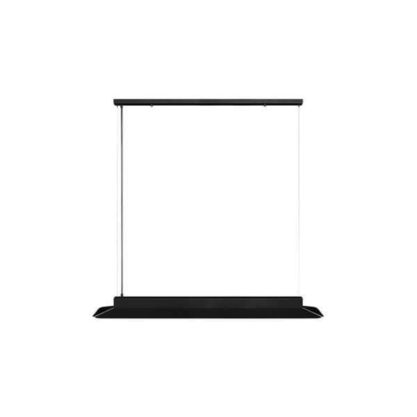 Suspension Yottsu cadre en métal linéaire et diffuseur en bande LED au design contemporain par Ummo lighting