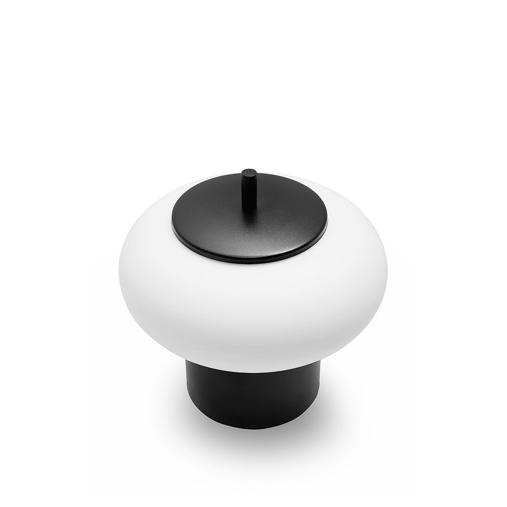 Applique murale Torni cadre en métal avec diffuseur en forme de soucoupe au design contemporain par Ummo lighting