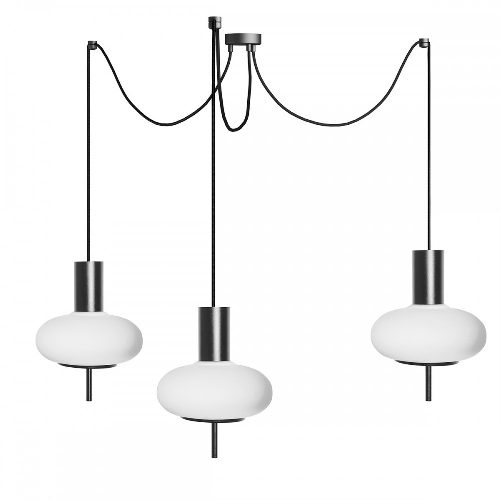 Suspension Torni base en métal avec long câble au design contemporain par Ummo lighting Suspension Torni base en métal avec long câble au design contemporain par Ummo lighting