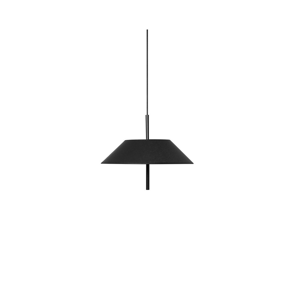 Suspension Sakosi cadre en métal avec abat-jour en tissu au design contemporain par Ummo lighting