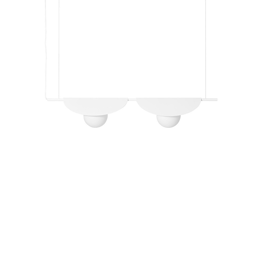 Suspension Sallo cadre en métal avec abat-jour en forme de feuille plié au design contemporain par Ummo lighting Suspension Sallo cadre en métal avec abat-jour en forme de feuille plié au design contemporain par Ummo lighting