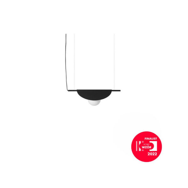 Suspension Sallo cadre en métal avec abat-jour en forme de feuille plié au design contemporain par Ummo lighting