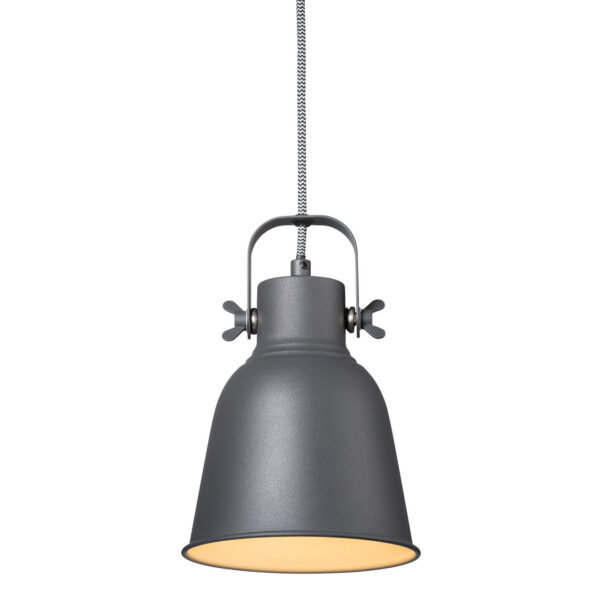Suspension Adrian cadre en métal avec abat-jour en forme de cloche orientable au design industriel par Nordlux