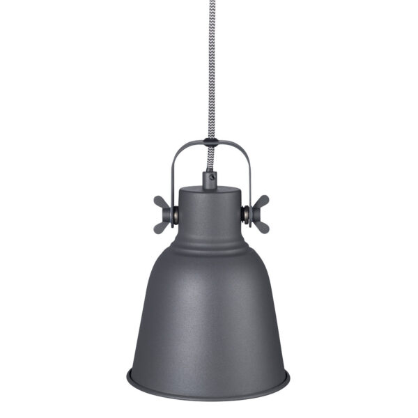 Suspension Adrian cadre en métal avec abat-jour en forme de cloche orientable au design industriel par Nordlux