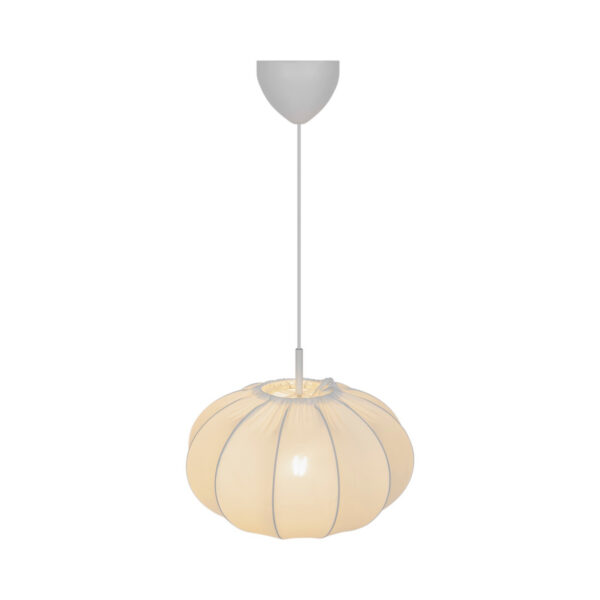 Suspension Aeron cadre en métal avec abat-jour en tissu au design contemporain par Nordlux