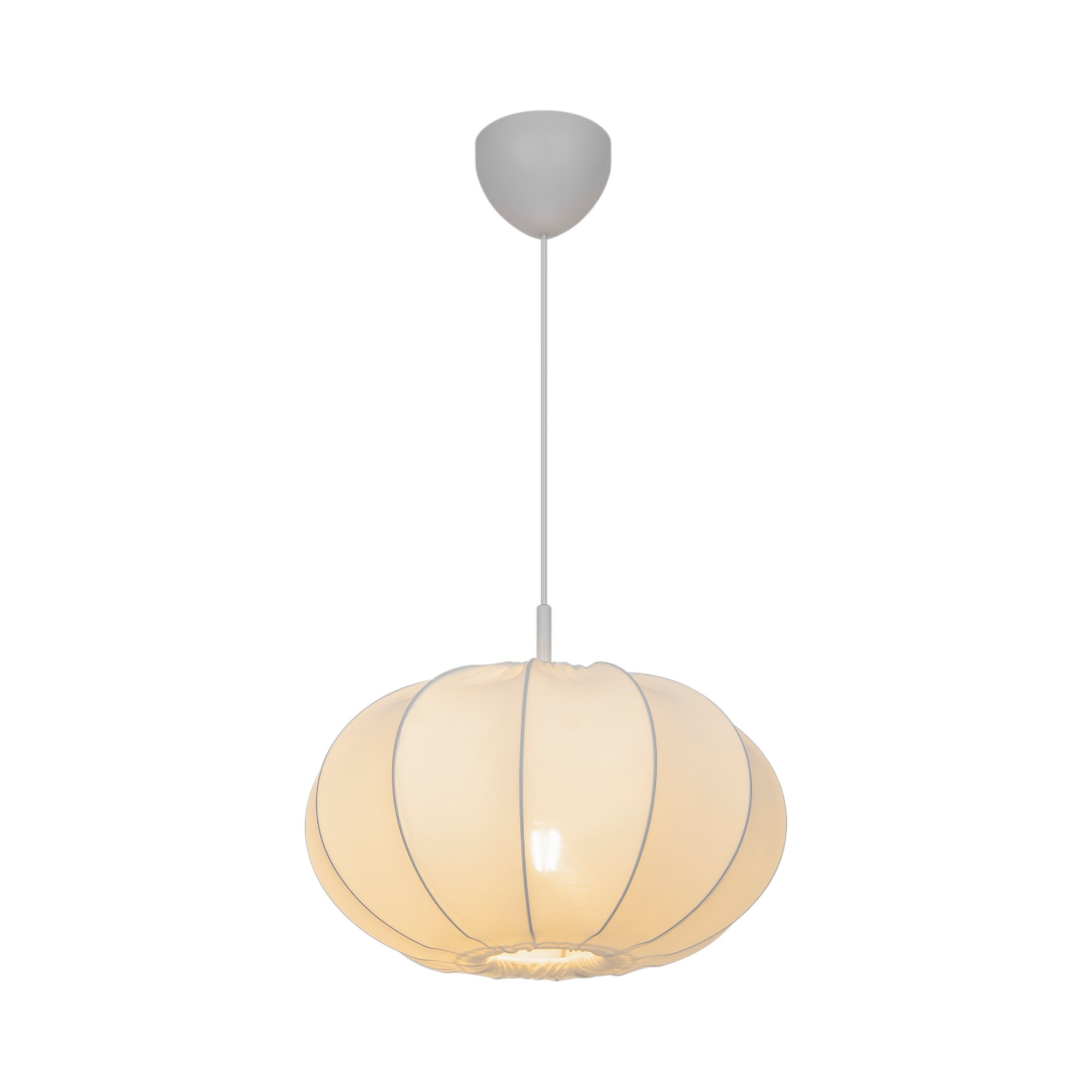 Suspension Aeron cadre en métal avec abat-jour en tissu au design contemporain par Nordlux Suspension Aeron cadre en métal avec abat-jour en tissu au design contemporain par Nordlux