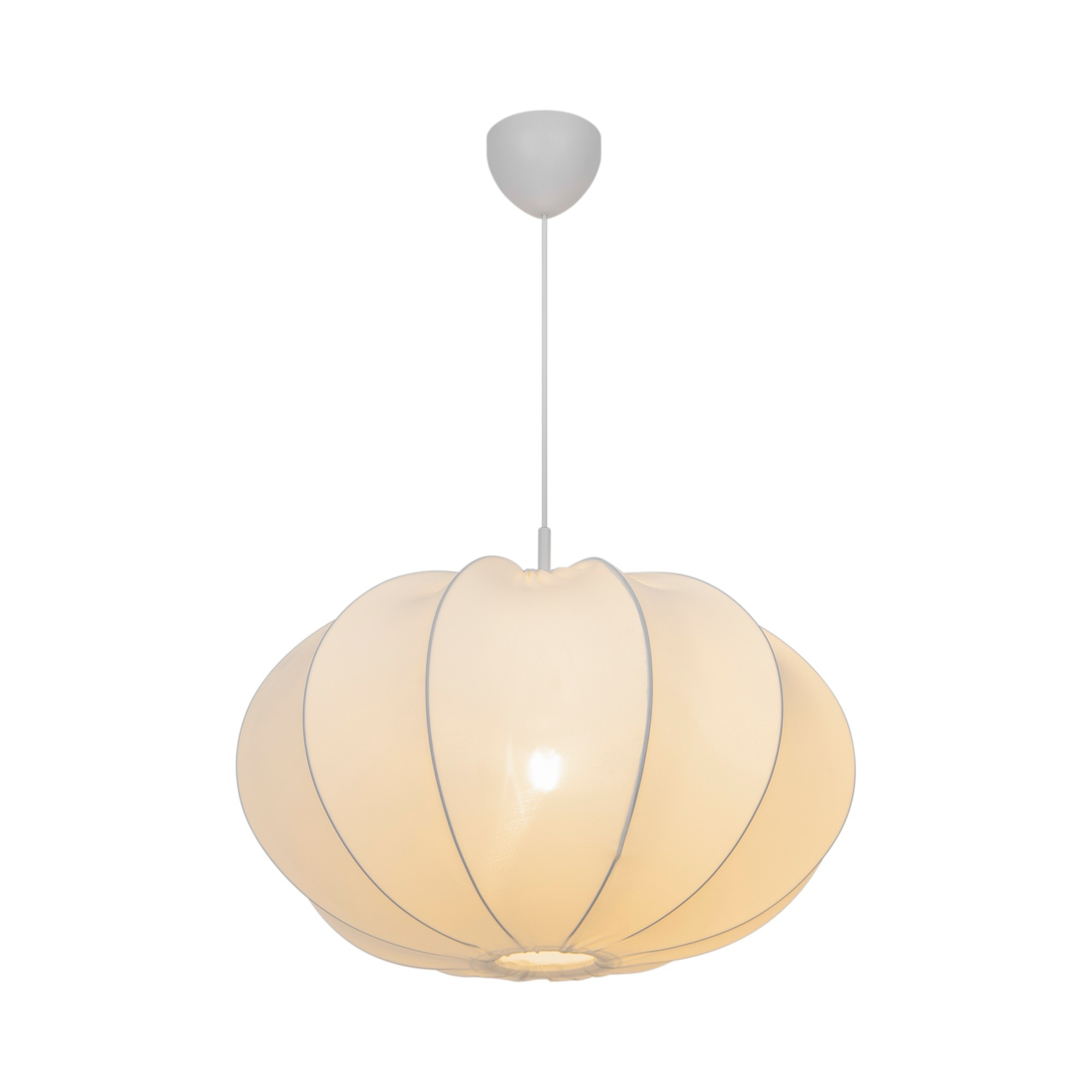 Suspension Aeron cadre en métal avec abat-jour en tissu au design contemporain par Nordlux Suspension Aeron cadre en métal avec abat-jour en tissu au design contemporain par Nordlux