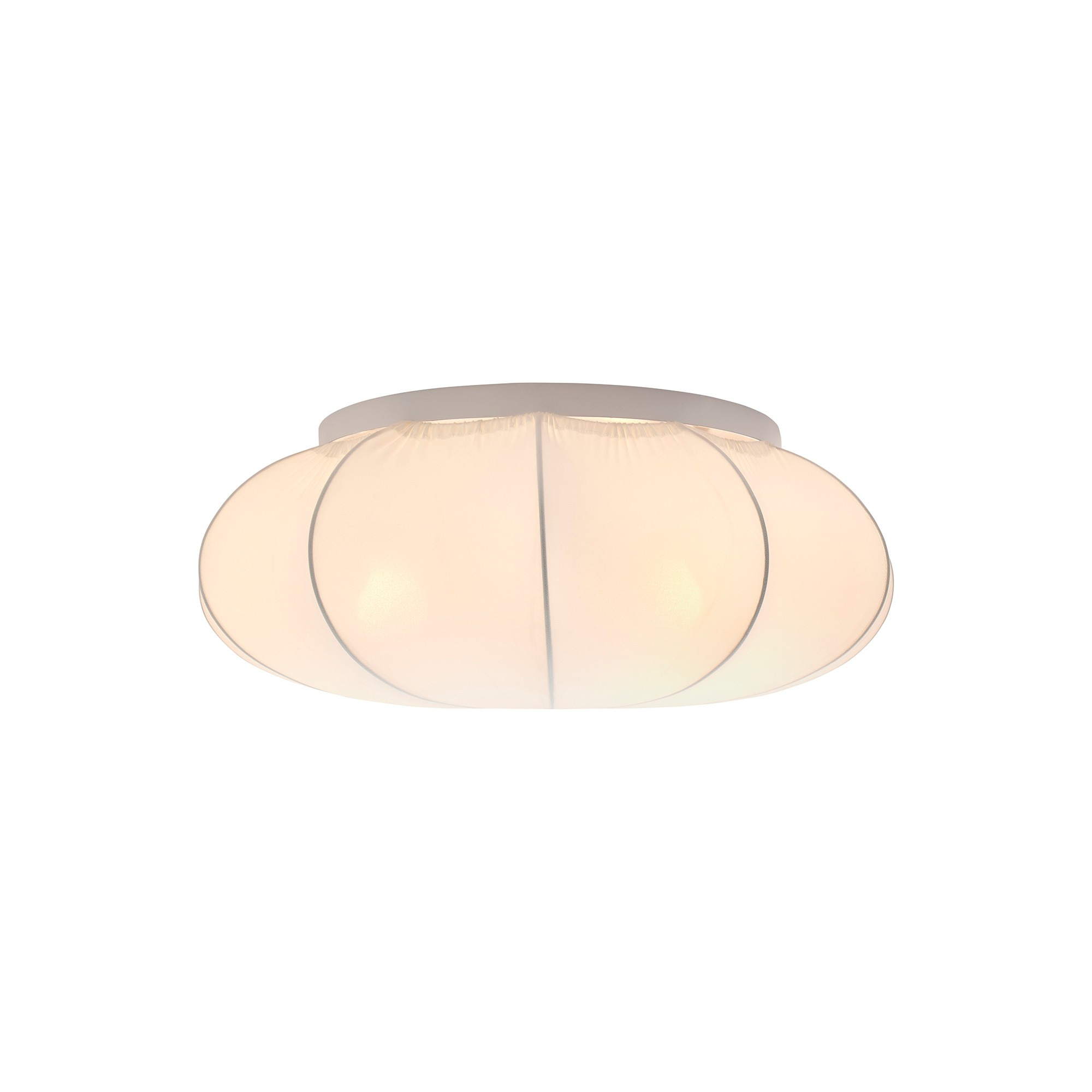 Plafonnier Aeron cadre en métal avec abat-jour en tissu au design contemporain par Nordlux Plafonnier Aeron cadre en métal avec abat-jour en tissu au design contemporain par Nordlux