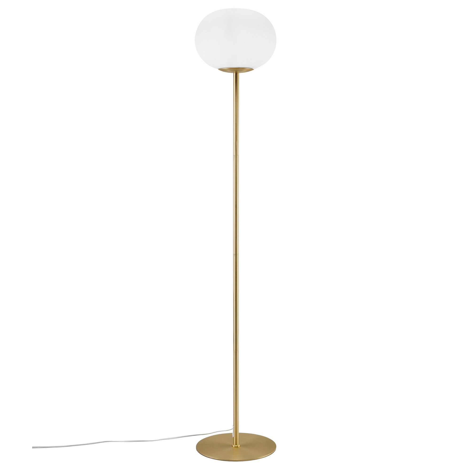 Lampadaire Alton base en métal avec abat-jour en verre soufflé au design contemporain par Nordlux Lampadaire Alton base en métal avec abat-jour en verre soufflé au design contemporain par Nordlux