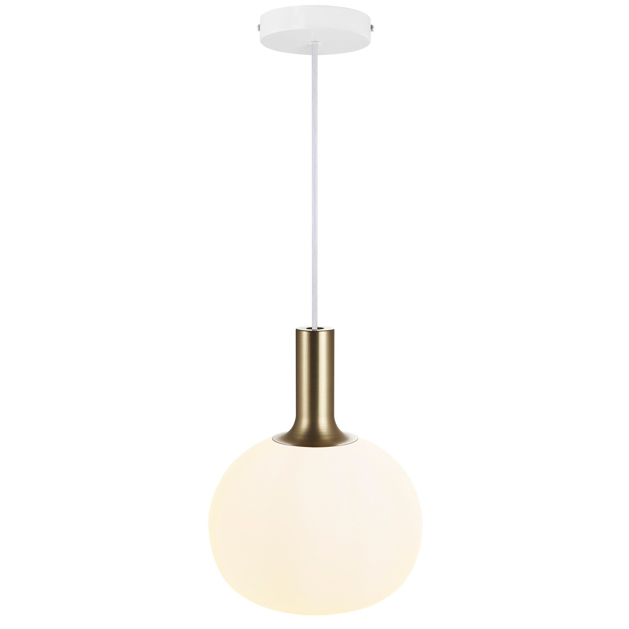 Suspension Alton base en métal avec abat-jour en verre soufflé au design contemporain par Nordlux Suspension Alton base en métal avec abat-jour en verre soufflé au design contemporain par Nordlux