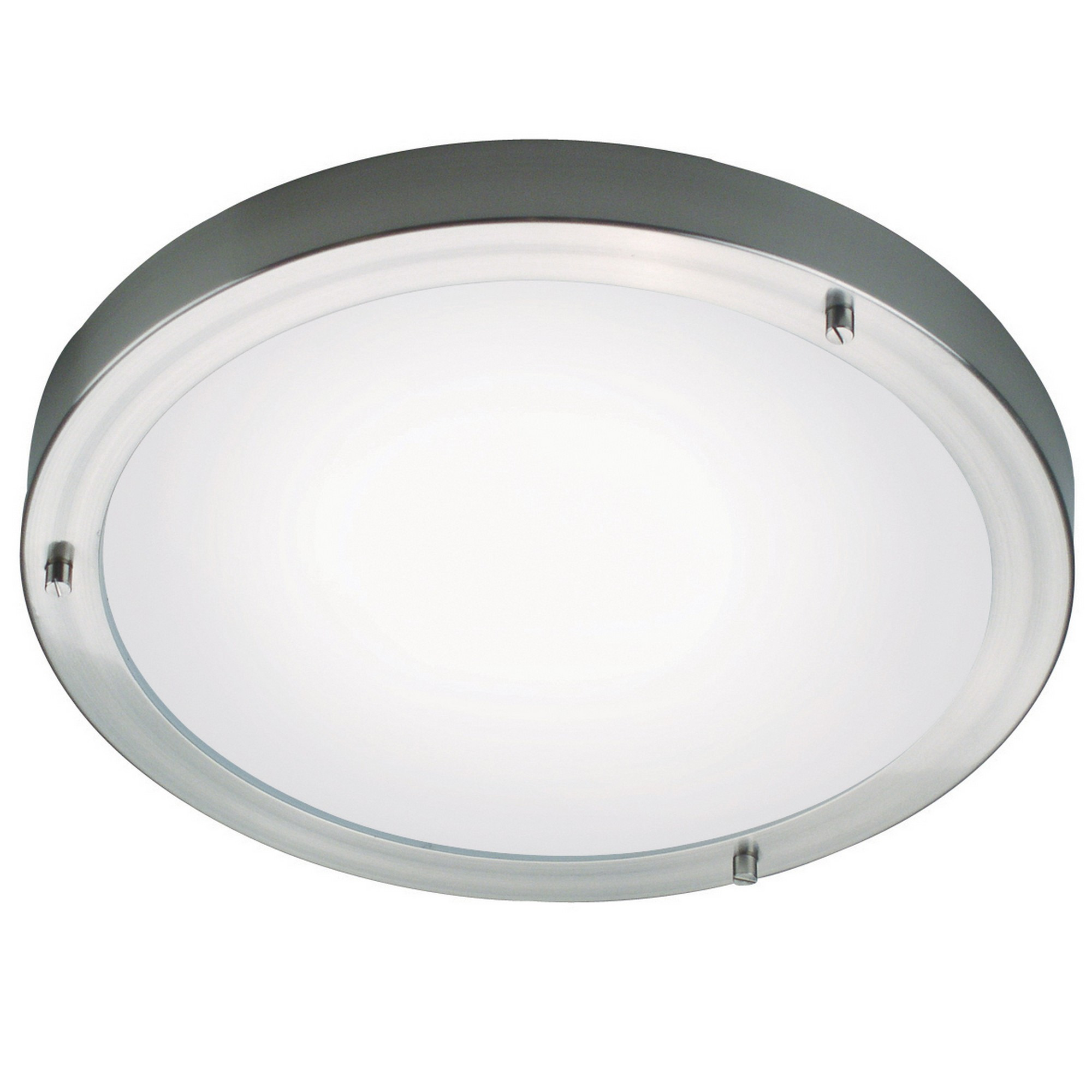 Plafonnier / Applique Ancona cadre en métal en anneau avec diffuseur en verre au design contemporain par Nordlux Plafonnier / Applique Ancona cadre en métal en anneau avec diffuseur en verre au design contemporain par Nordlux
