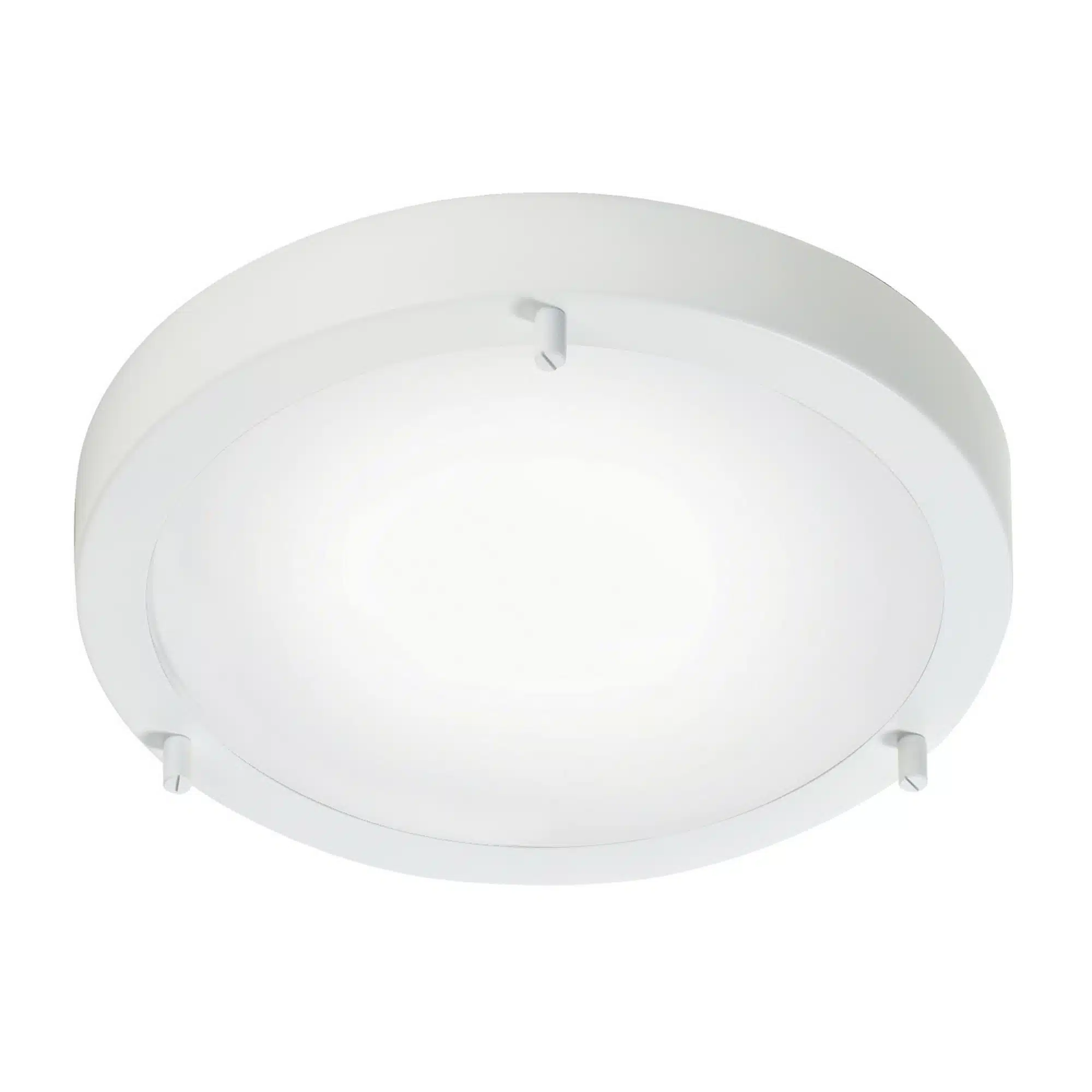 Plafonnier / Applique Ancona cadre en métal en anneau avec diffuseur en verre au design contemporain par Nordlux