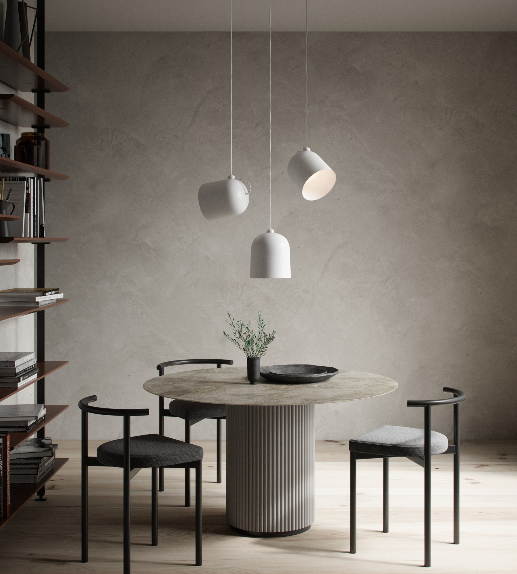 Suspension Angle en métal avec abat-jour orientable au design industriel par Design For the People Suspension Angle en métal avec abat-jour orientable au design industriel par Design For the People