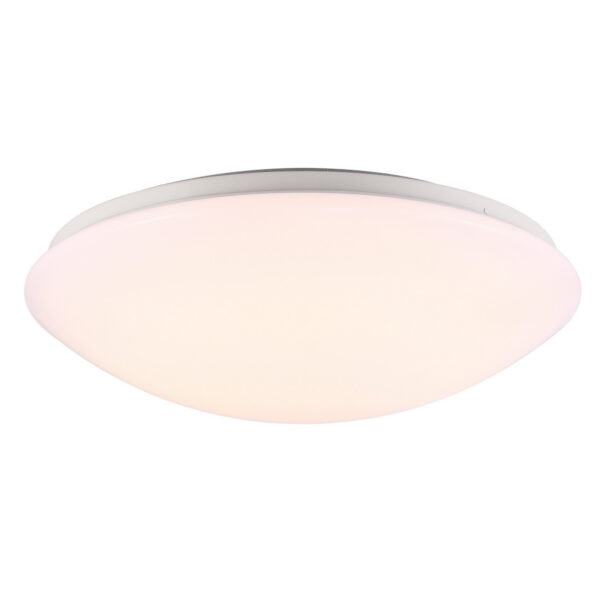 Plafonnier Ask cadre en métal avec diffuseur capteur de mouvement au design contemporain par Nordlux