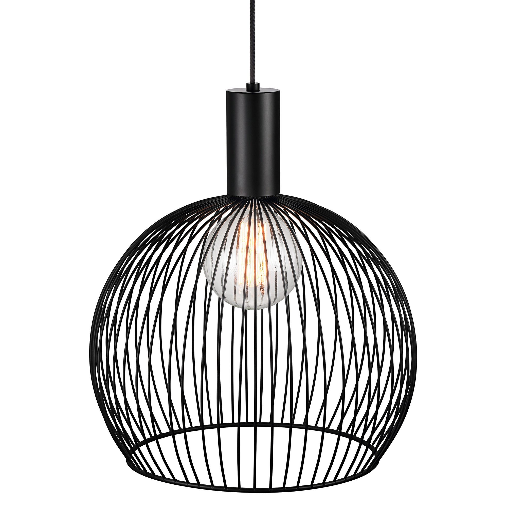 Suspension Aver en métal avec abat-jour en fils métalliques au design contemporain par Design For the People Suspension Aver en métal avec abat-jour en fils métalliques au design contemporain par Design For the People