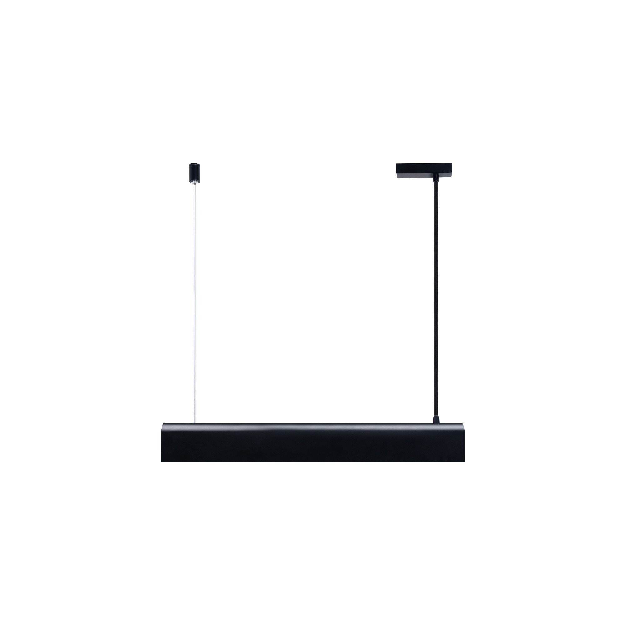 Suspension Beau base en métal avec abat-jour horizontale au design industriel par Design For the People