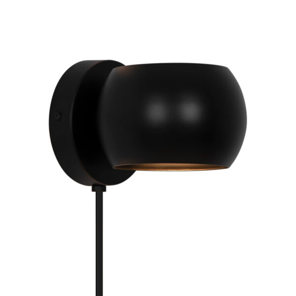 Applique murale Beril base en métal avec abat-jour orientable au design contemporain par Nordlux