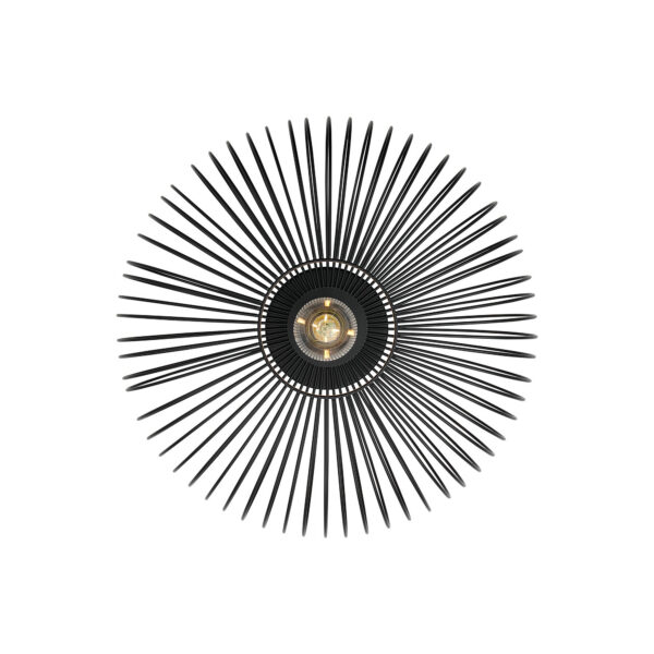 Plafonnier Beroni base en métal avec abat-jour en fils métalliques courbés au design contemporain par Nordlux