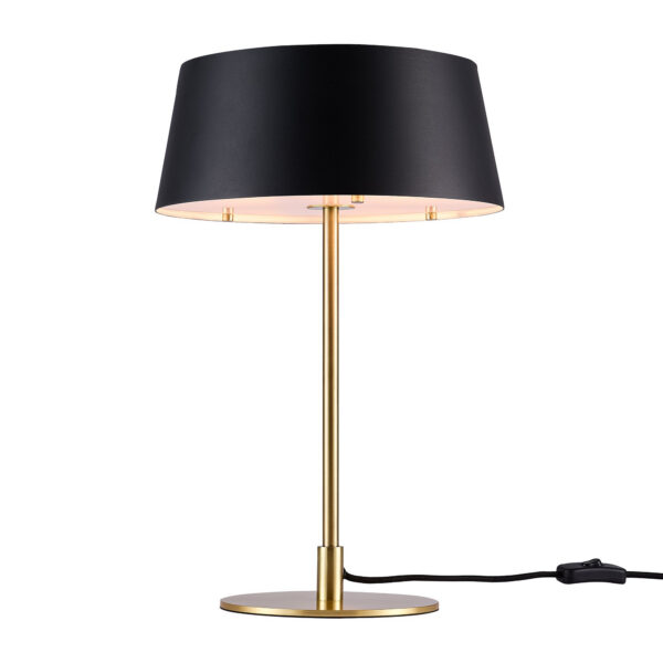 Lampe à poser Clasi base en laiton avec diffuseur haut et bas au design contemporain par Nordlux