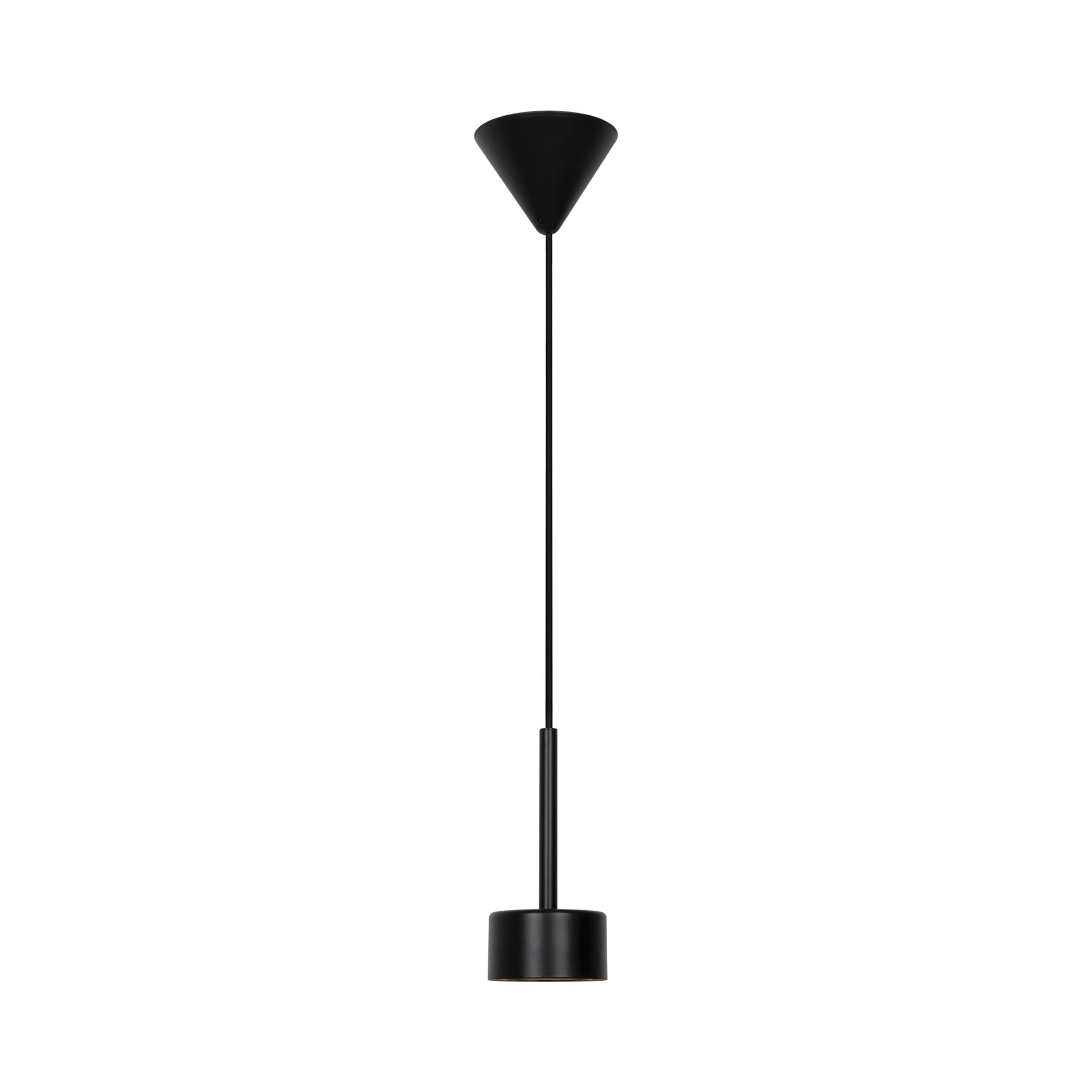 Suspension Clyde base en métal noir avec abat-jour en rotule réglable au design scandinave par Nordlux Suspension Clyde base en métal noir avec abat-jour en rotule réglable au design scandinave par Nordlux