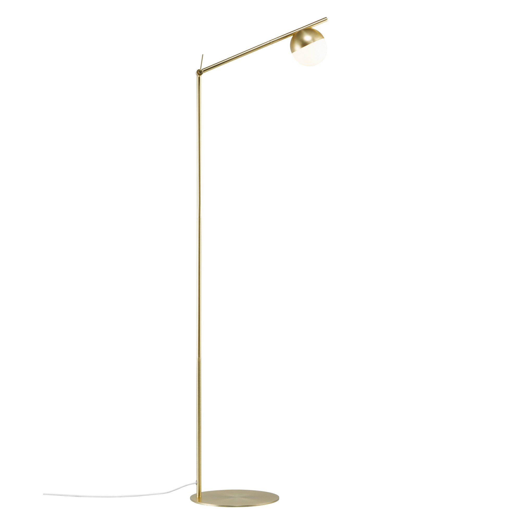 Lampadaire Contina base en métal avec diffuseur en verre opale au design contemporain par Nordlux Lampadaire Contina base en métal avec diffuseur en verre opale au design contemporain par Nordlux