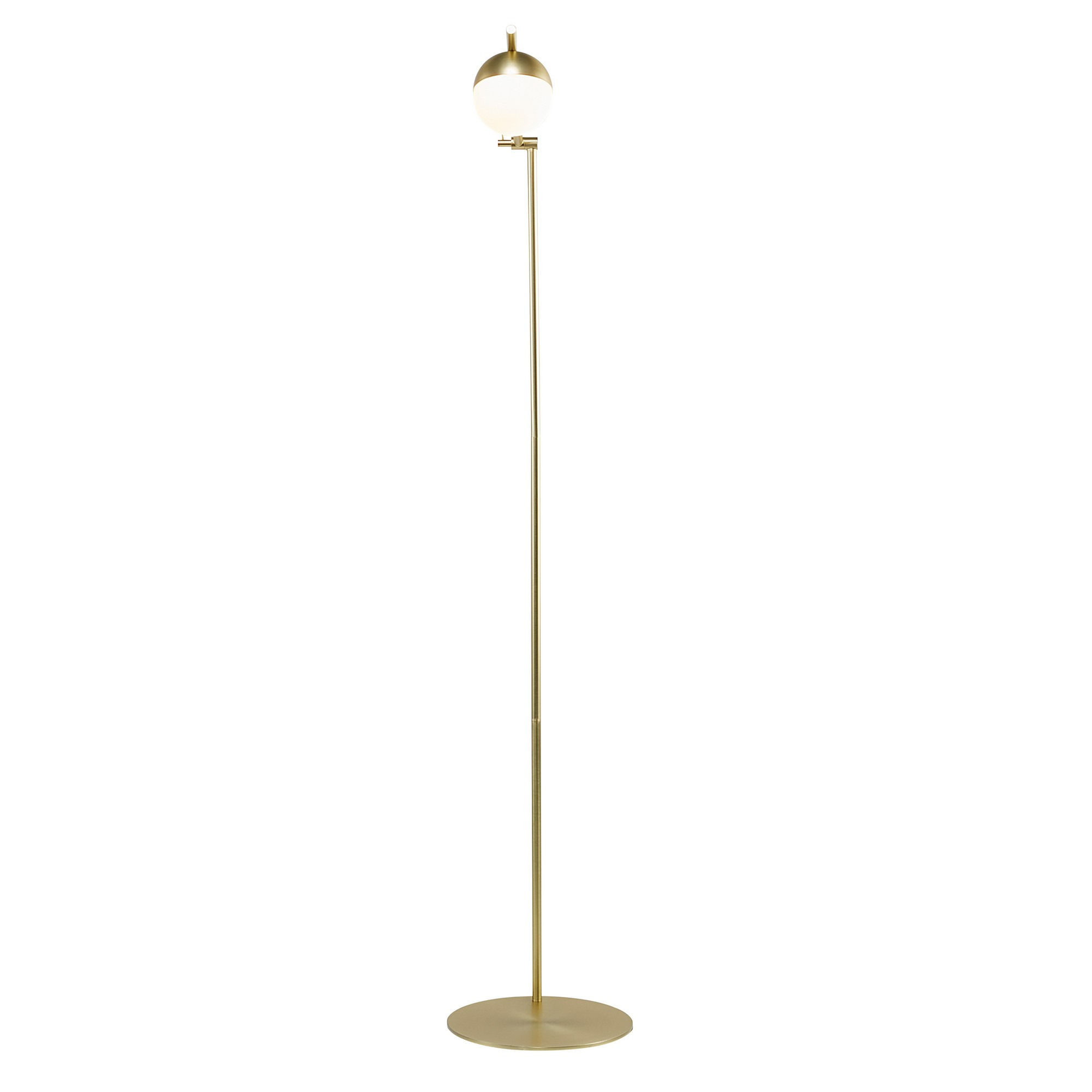 Lampadaire Contina base en métal avec diffuseur en verre opale au design contemporain par Nordlux Lampadaire Contina base en métal avec diffuseur en verre opale au design contemporain par Nordlux