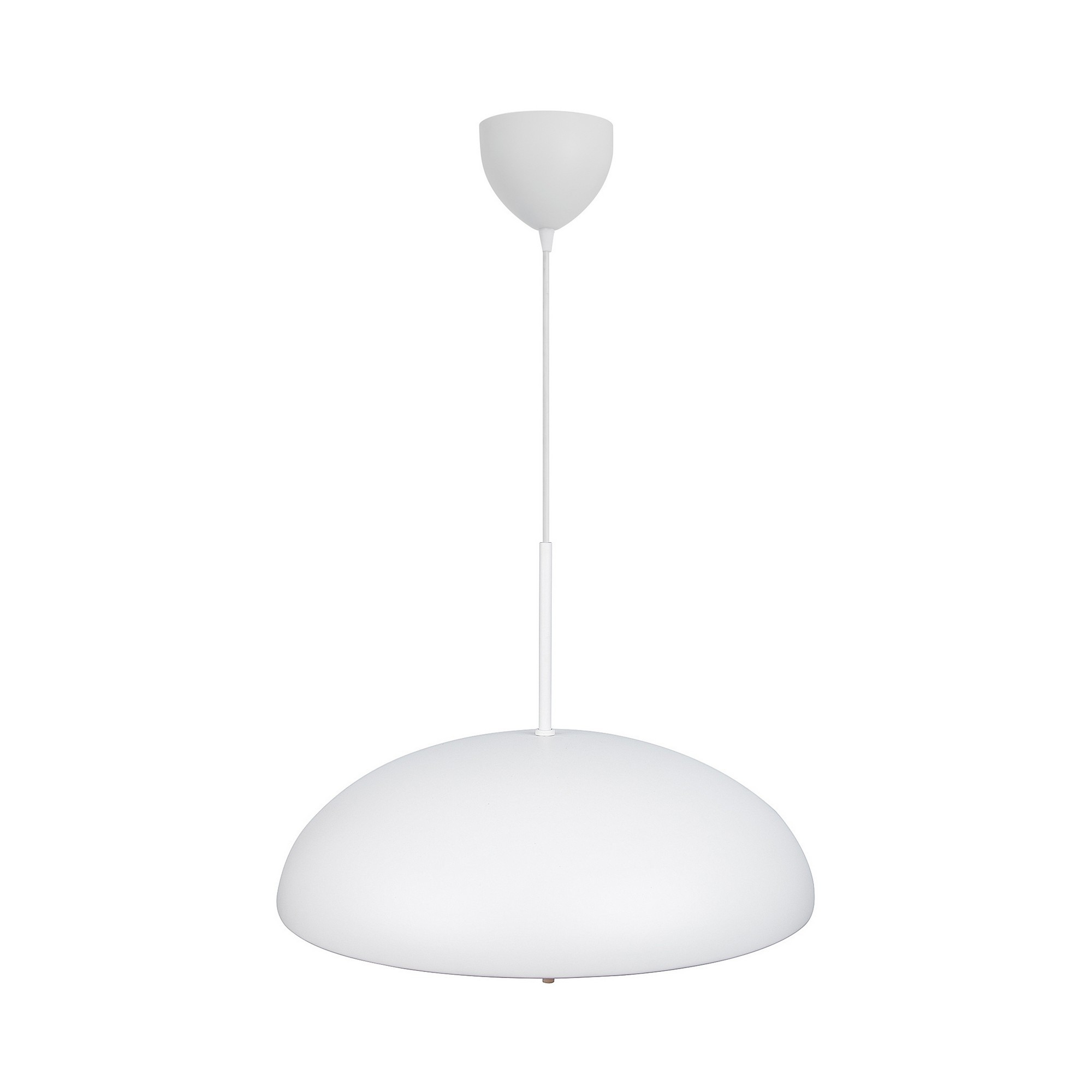 Suspension Versale cadre en métal avec abat-jour demi rond au design scandinave par Design For the People
