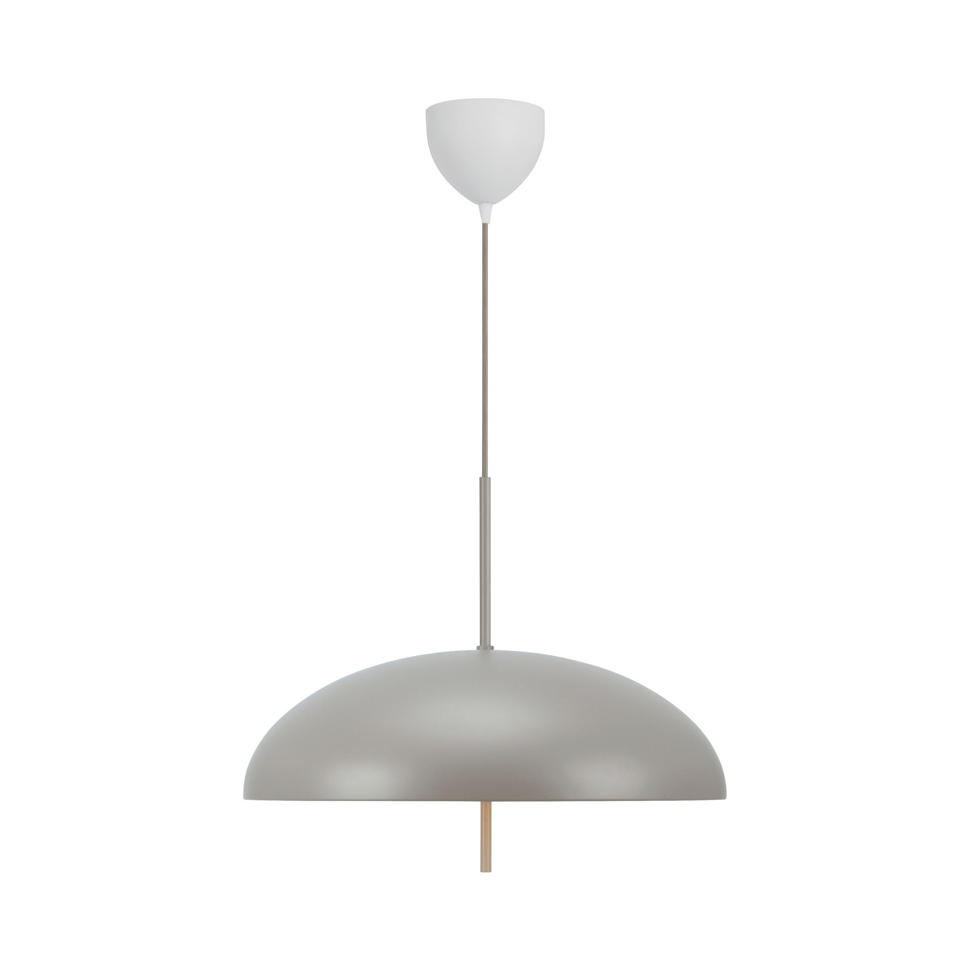 Suspension Versale cadre en métal avec abat-jour demi rond au design scandinave par Design For the People