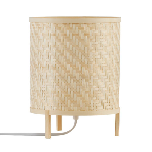 Lampe à poser Trinidad cadre en Bambou tressé fait à la main au design contemporain par Nordlux