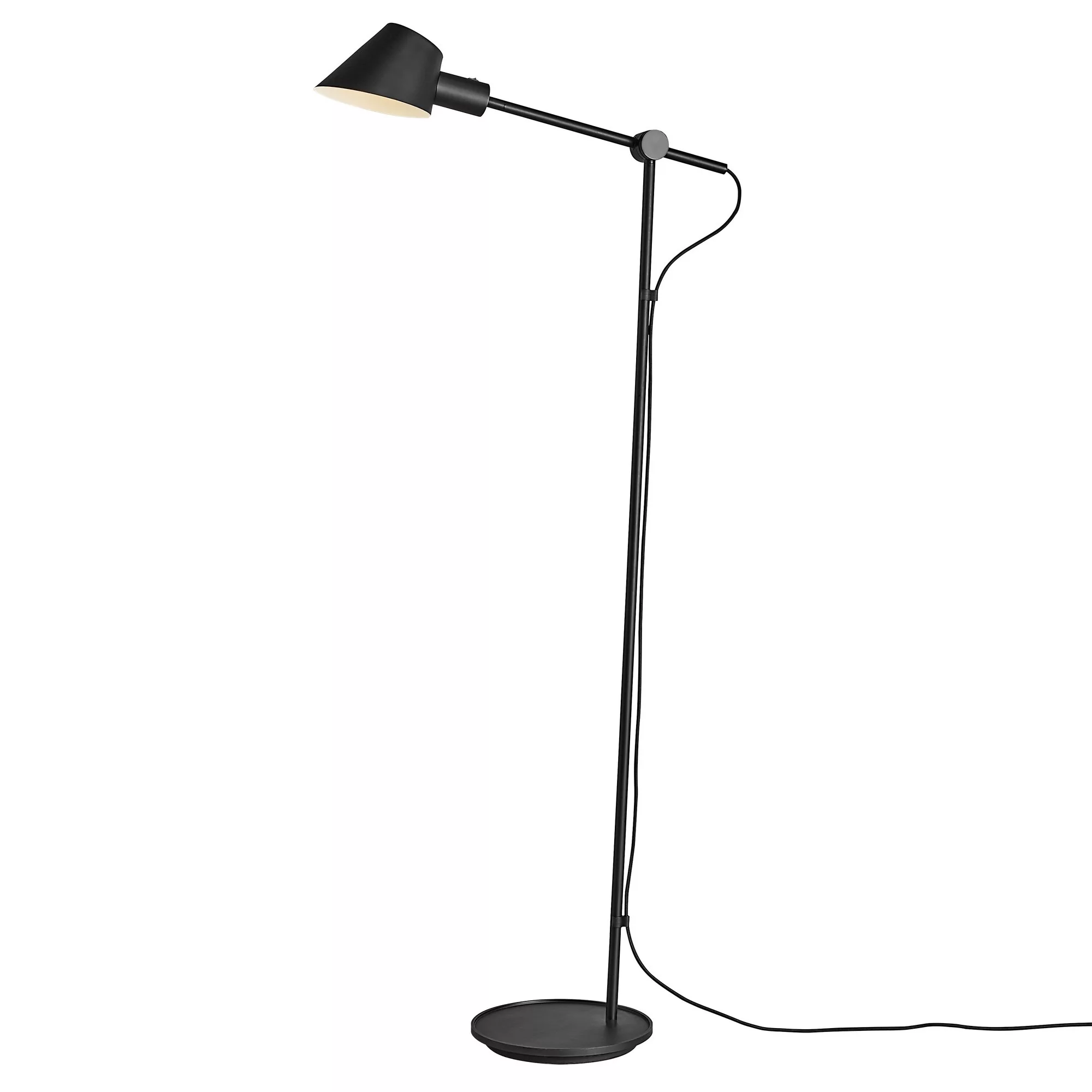 Lampadaire Stay cadre en aluminium avec abat-jour angulaire au design contemporain par Nordlux