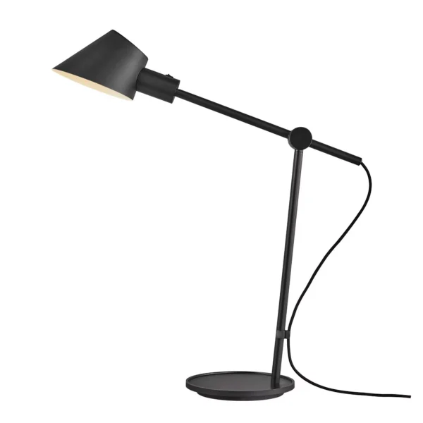 Lampe à poser Stay cadre en aluminium avec abat-jour angulaire au design contemporain par Design for The People