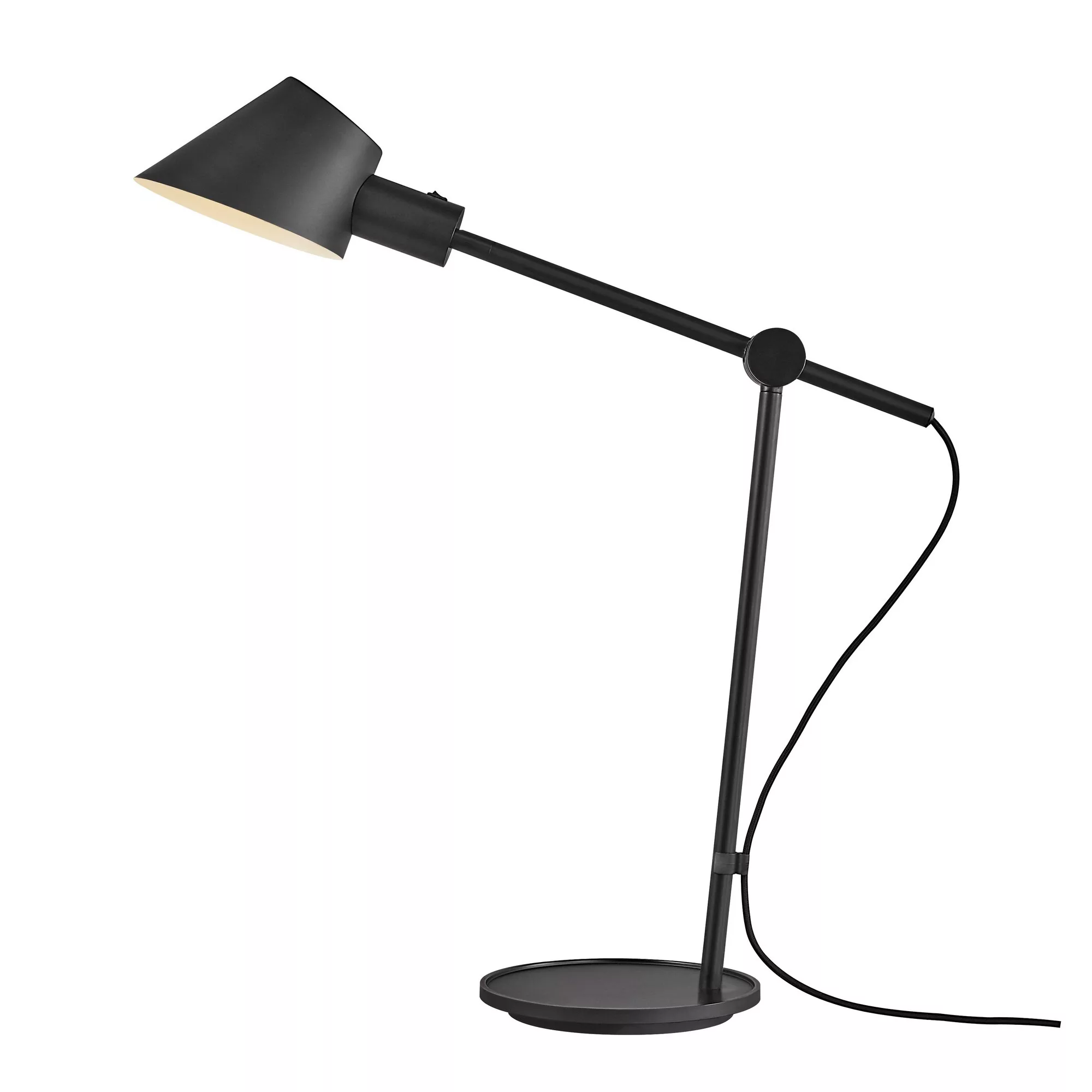 Lampe à poser Stay cadre en aluminium avec abat-jour angulaire au design contemporain par Design for The People