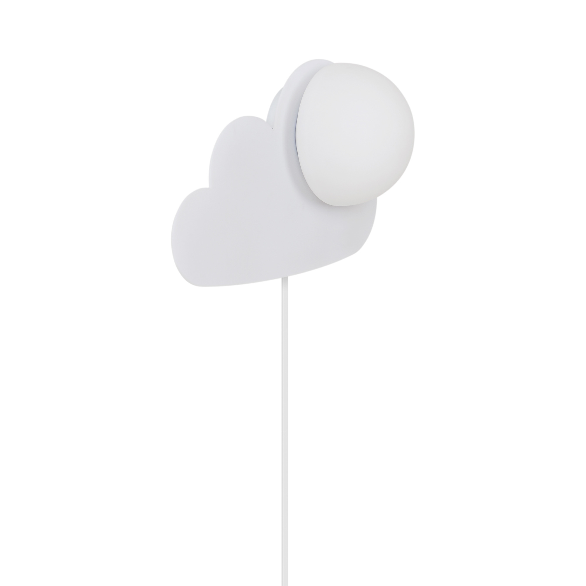 Applique murale Skyku cadre Plastique en forme de nuage avec abat-jour en verre opale au design contemporain par Nordlux Applique murale Skyku cadre Plastique en forme de nuage avec abat-jour en verre opale au design contemporain par Nordlux