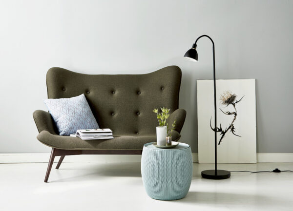 Lampadaire Ray cadre en métal avec abat-jour classique au design contemporain par Nordlux