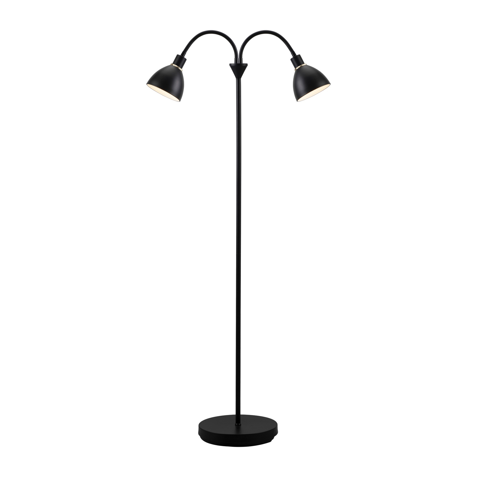 Lampadaire Ray cadre en métal avec abat-jour classique au design contemporain par Nordlux Lampadaire Ray cadre en métal avec abat-jour classique au design contemporain par Nordlux