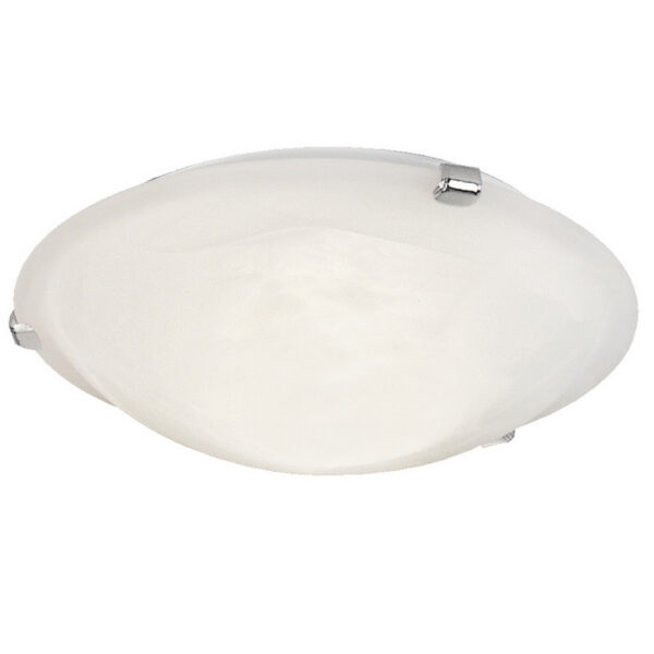 Plafonnier / Applique Petri base en acier avec abat-jour blanc albâtre au design contemporain par Nordlux