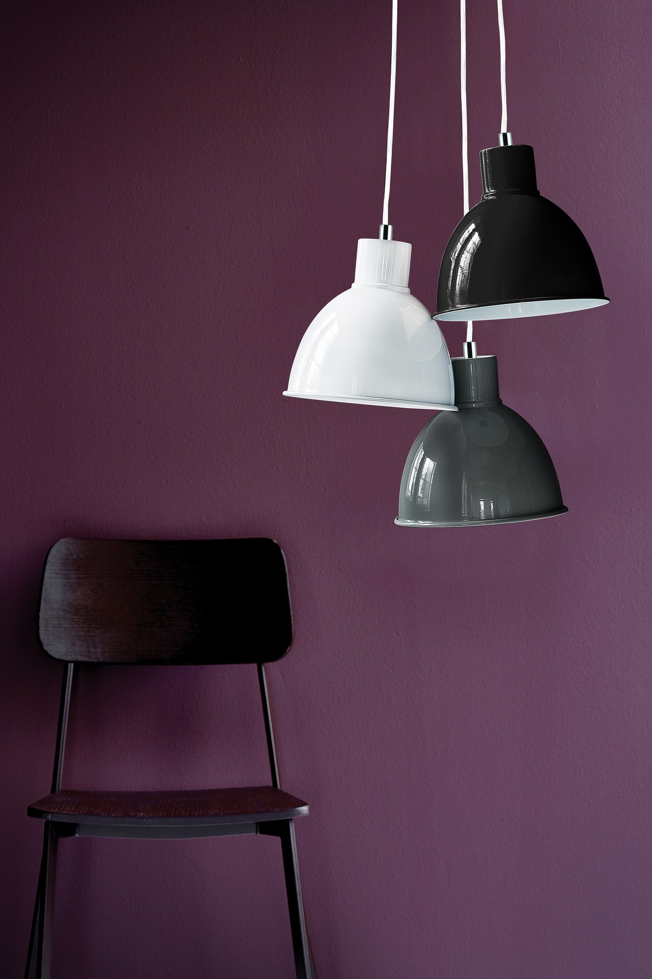 Suspension Pop base en métal rétro avec abat-jour classique au design contemporain par Nordlux Suspension Pop base en métal rétro avec abat-jour classique au design contemporain par Nordlux