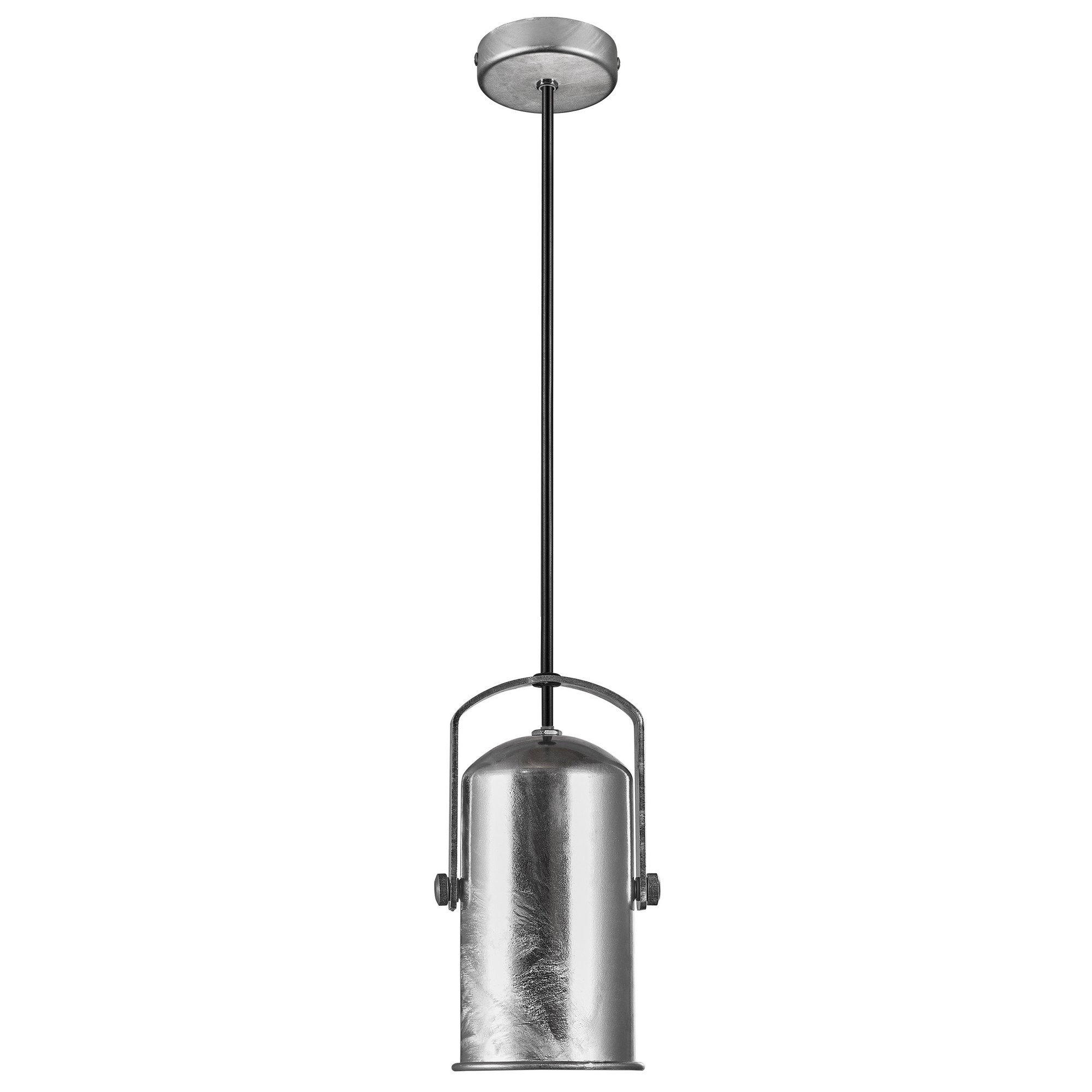Suspension Porter base en acier galvanisé avec grille deco à l'ouverture abat-jour au design industriel par Nordlux