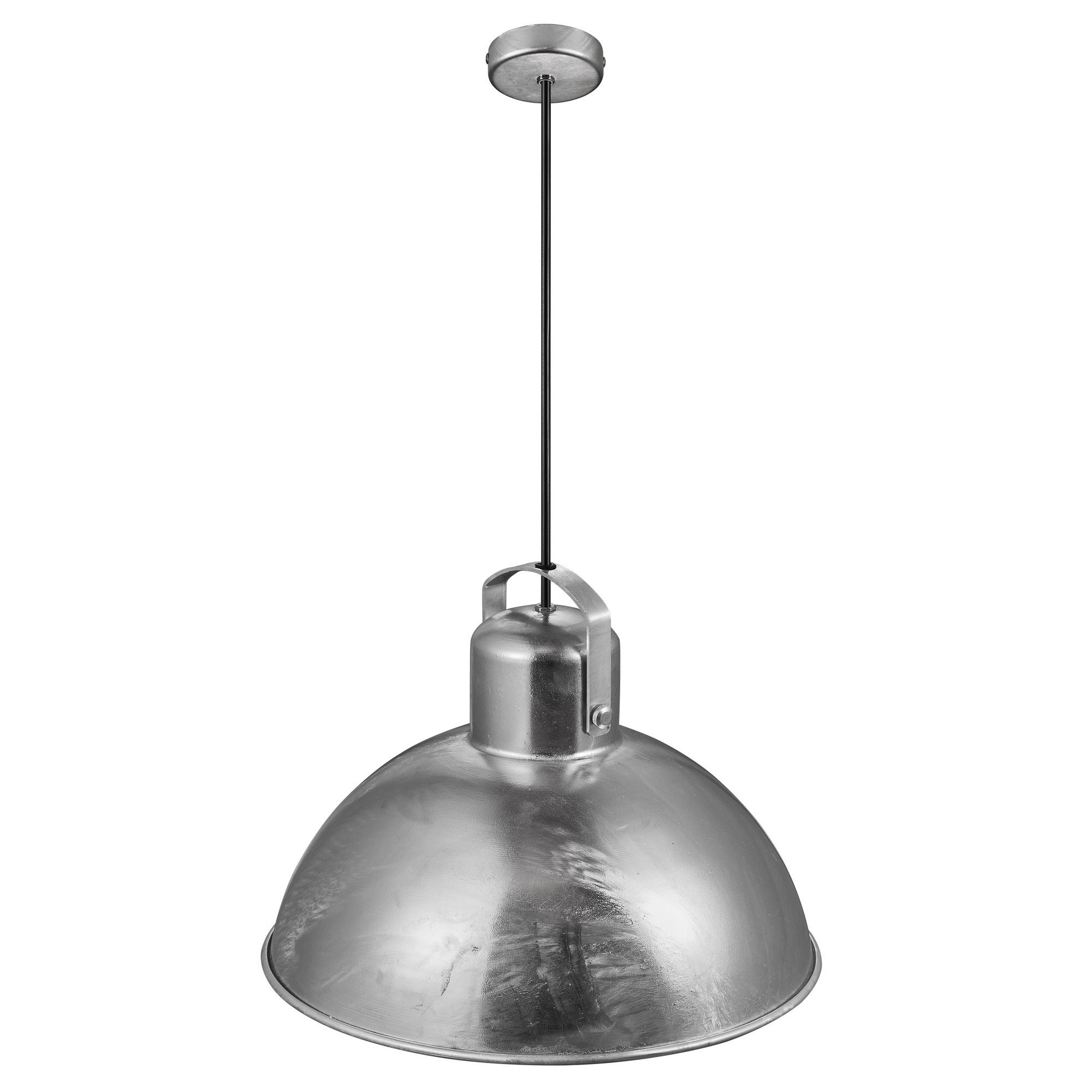 Suspension Porter base en acier galvanisé avec grille deco à l'ouverture abat-jour au design industriel par Nordlux Suspension Porter base en acier galvanisé avec grille deco à l'ouverture abat-jour au design industriel par Nordlux