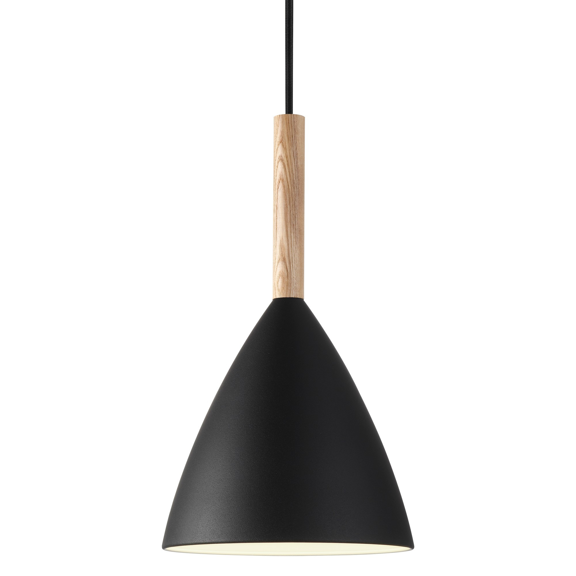 Suspension Pure base en métal avec bouton marche - arrêt sur l'abat-jour au design contemporain par Design for The People