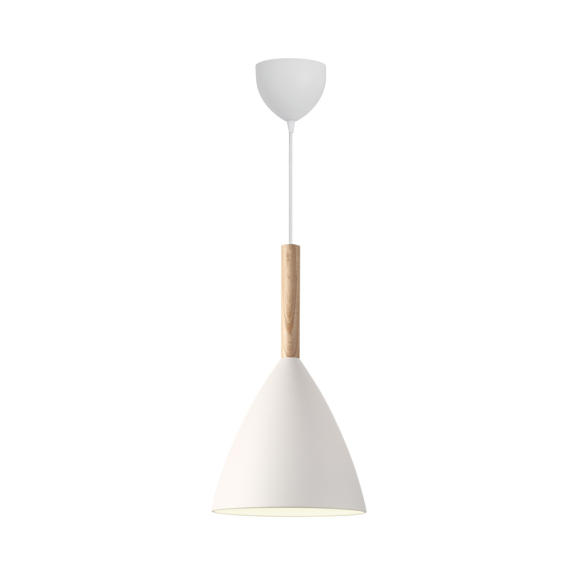 Suspension Pure base en métal avec bouton marche - arrêt sur l'abat-jour au design contemporain par Design for The People