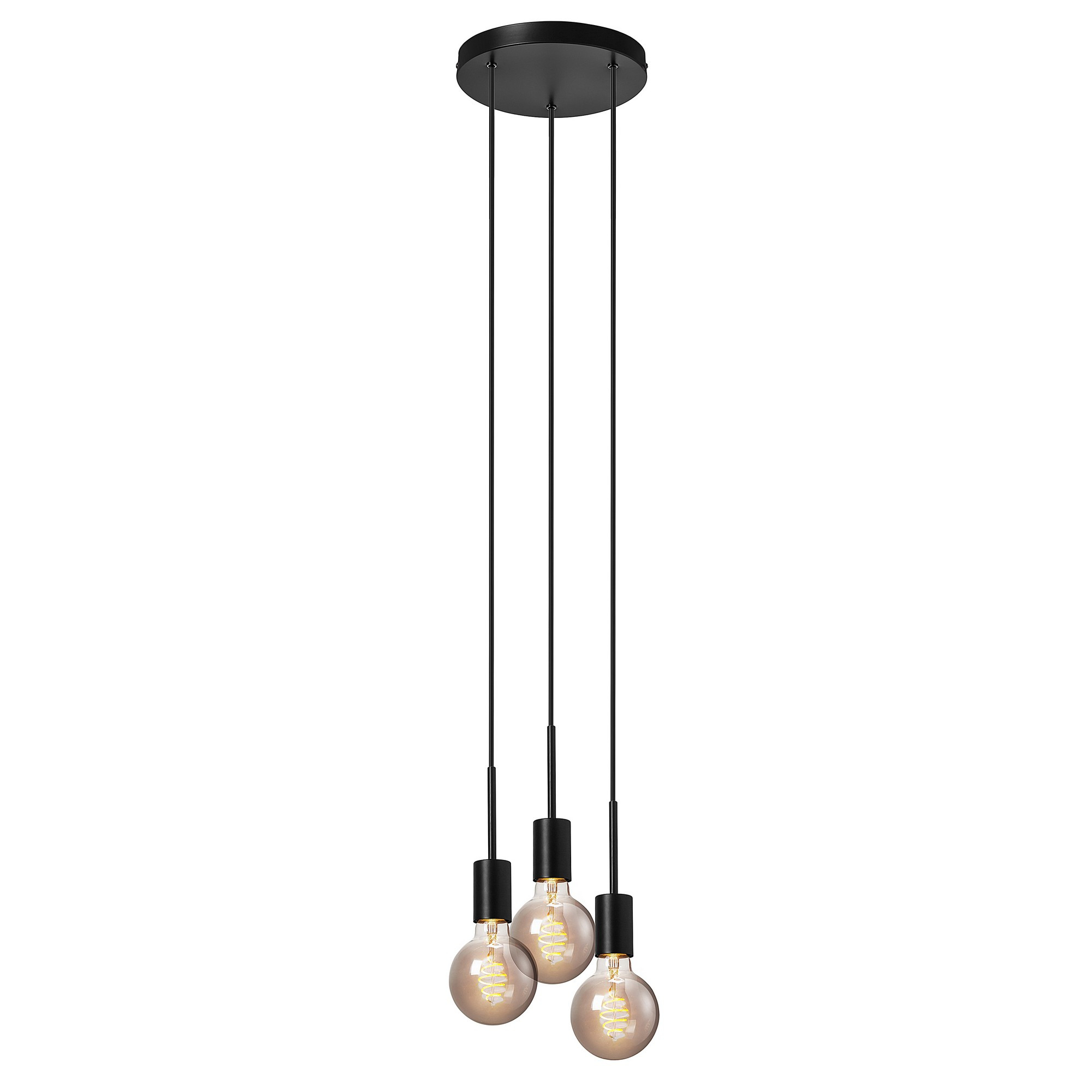 Suspension Paco en métal avec abat-jour tubulaire pour ampoule décorative au design industriel par Nordlux Suspension Paco en métal avec abat-jour tubulaire pour ampoule décorative au design industriel par Nordlux