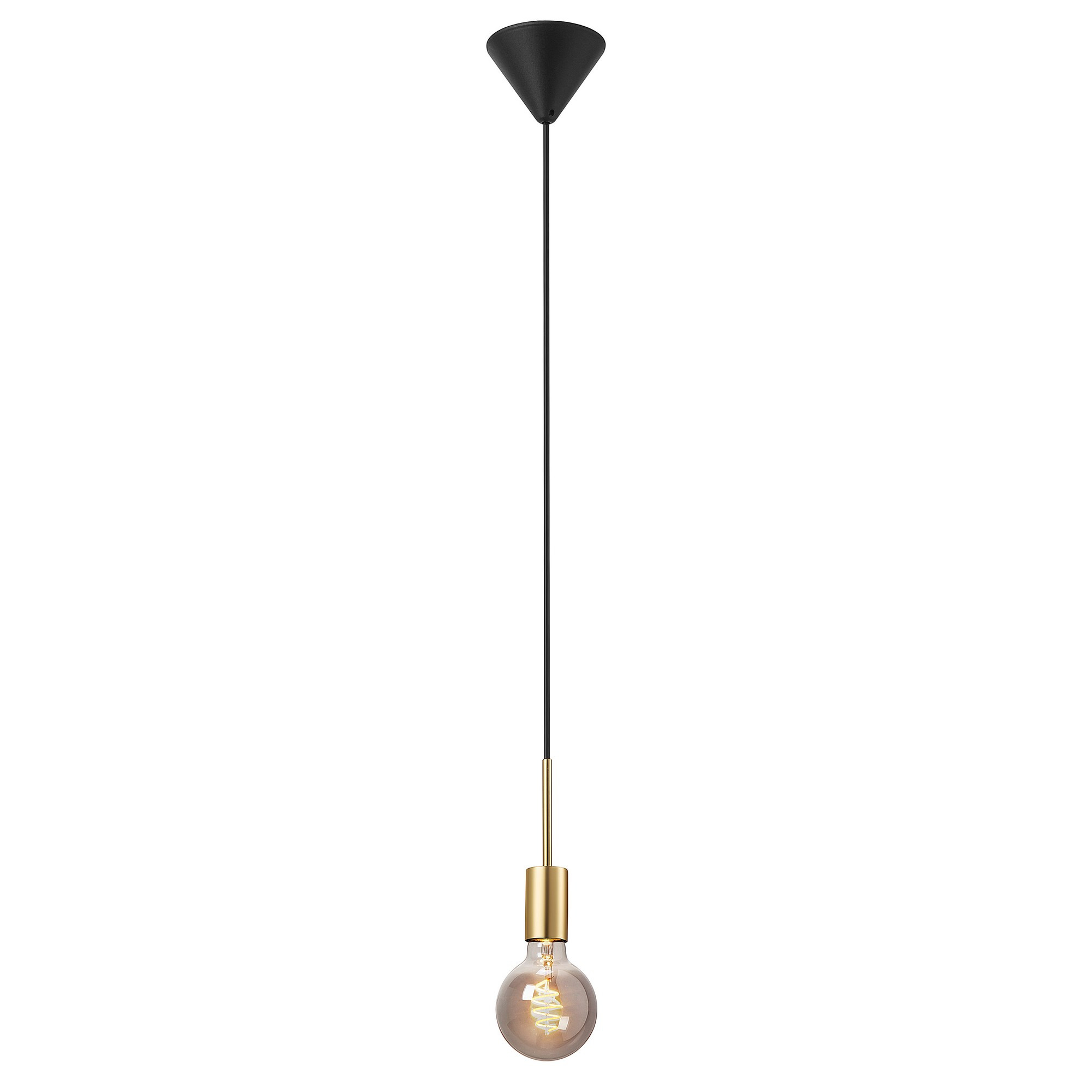 Suspension Paco en métal avec abat-jour tubulaire pour ampoule décorative au design industriel par Nordlux Suspension Paco en métal avec abat-jour tubulaire pour ampoule décorative au design industriel par Nordlux