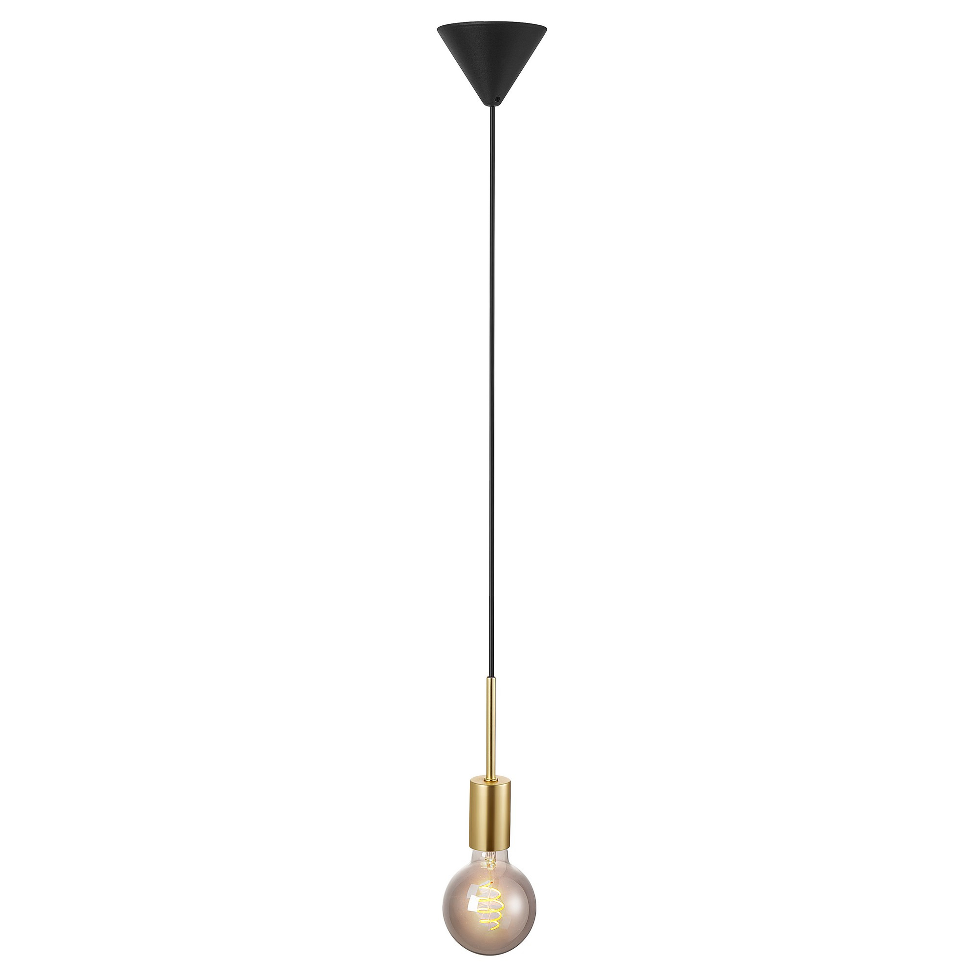 Suspension Paco en métal avec abat-jour tubulaire pour ampoule décorative au design industriel par Nordlux Suspension Paco en métal avec abat-jour tubulaire pour ampoule décorative au design industriel par Nordlux