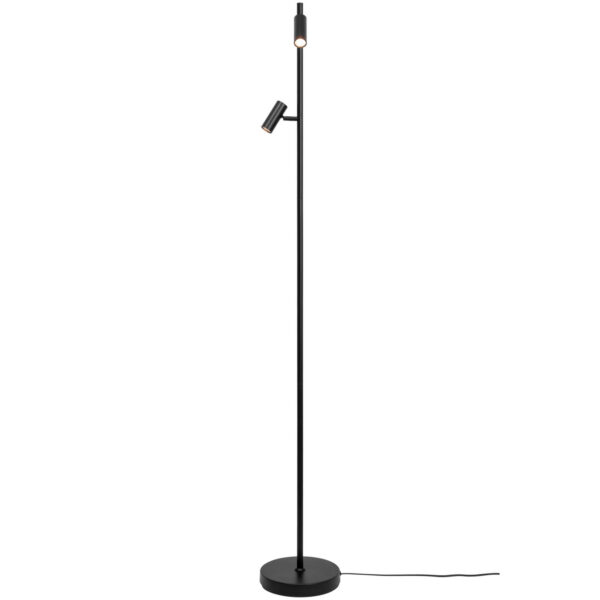 Lampadaire Omari cadre en métal avec abat-jour orientable au design contemporain par Nordlux