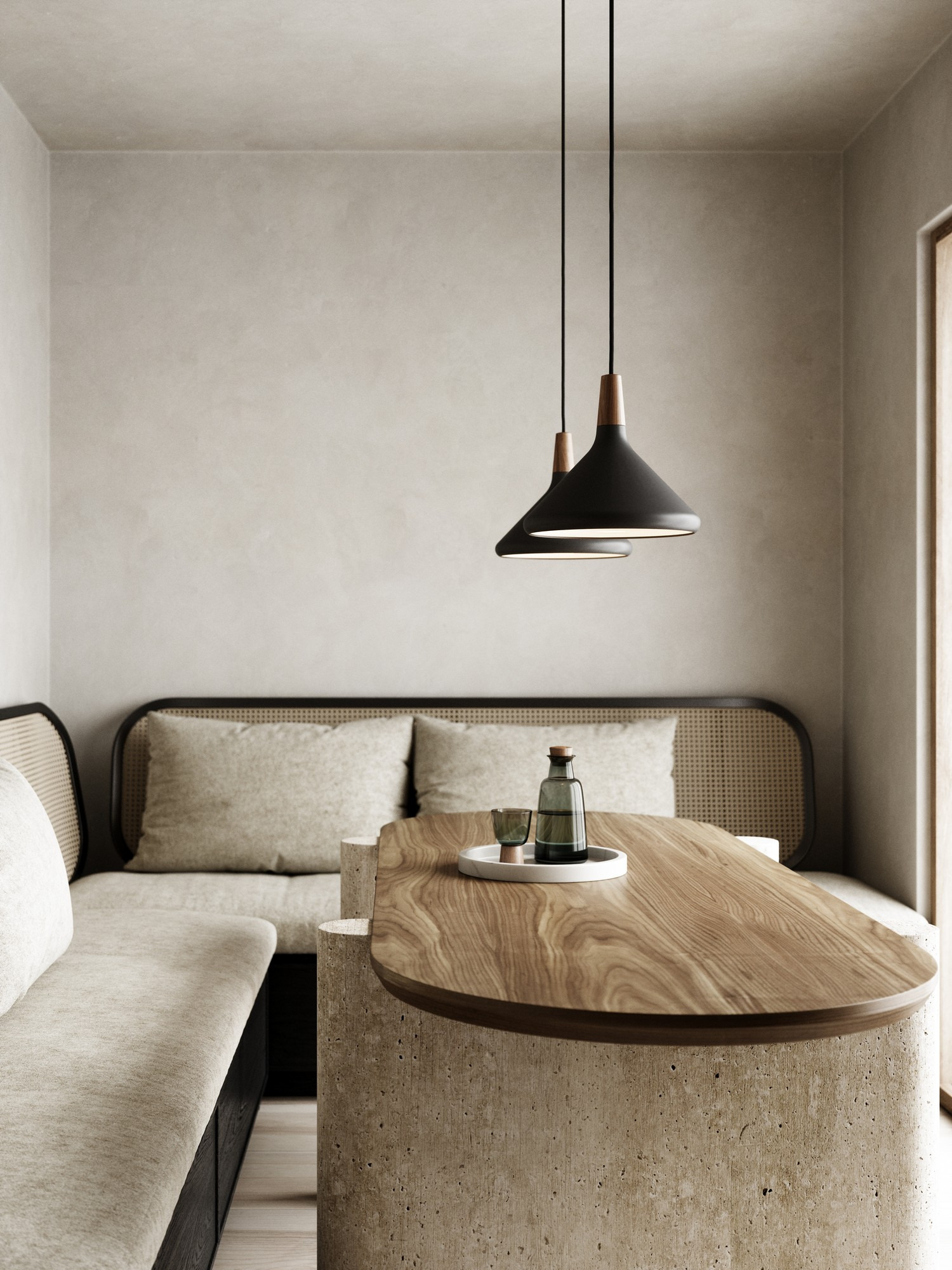 Suspension Nori métal et bois au design contemporain par Design For the People Suspension Nori métal et bois au design contemporain par Design For the People